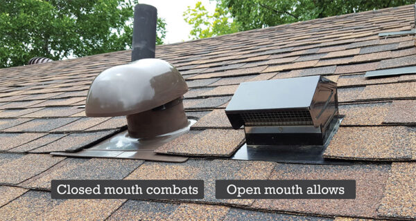 Robert's Roof Cap – Bath Roof Vent | Bathroom Exhaust Vent