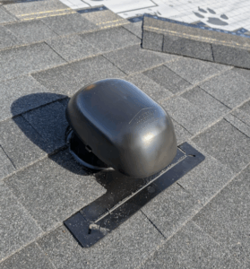 roberts roofcap installed on a roof