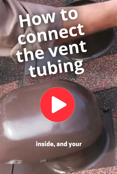 How to connect the vent tubing